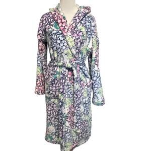 Vera Bradley Floral Hooded Robe - Multicolor